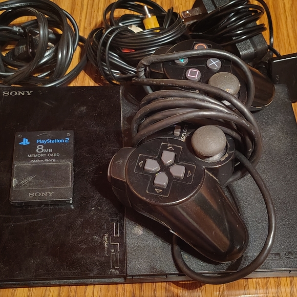 Sony Black PS2 Slim Gaming Console